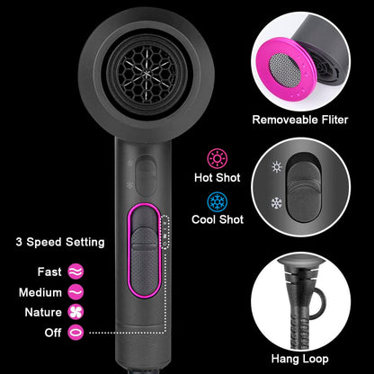 Secador de pelo profesional Hair Dryer Speed IONICO