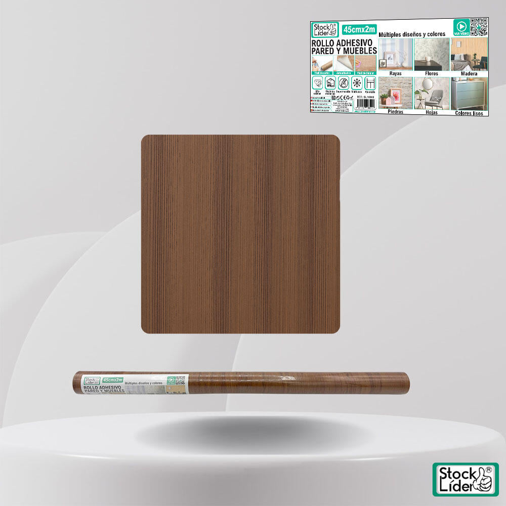 Rollo adhesivo pared y muebles 45cm x 2m