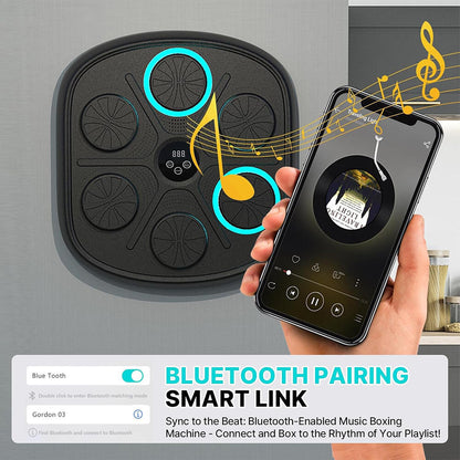 Máquina de Boxeo Musical Inteligente 3.0 con Bluetooth y Guantes
