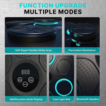 Máquina de Boxeo Musical Inteligente 3.0 con Bluetooth y Guantes