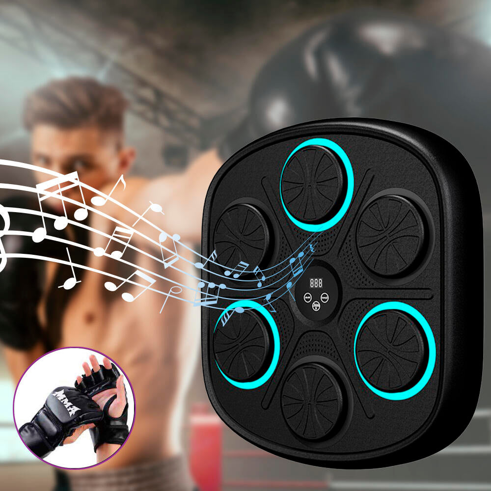 Máquina de Boxeo Musical Inteligente 3.0 con Bluetooth y Guantes