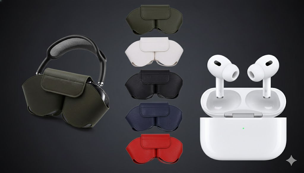 Combo de AirPods Blanco y AirPods P9 Azul